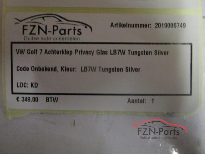VW Golf 7 5G Achterklep Privacy glas