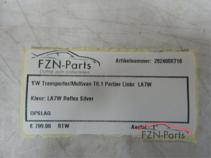 VW Transporter / Multivan T6.1 Portier Links LA7W