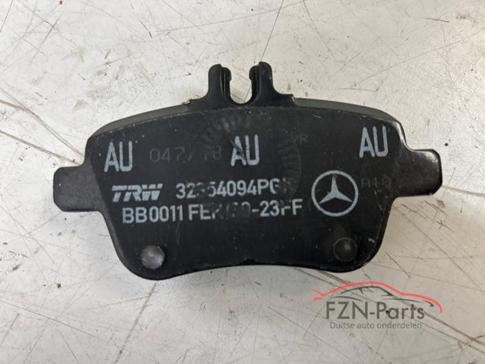 Mercedes-Benz W246 B-Klasse Remschijven + Blokken achterzijde