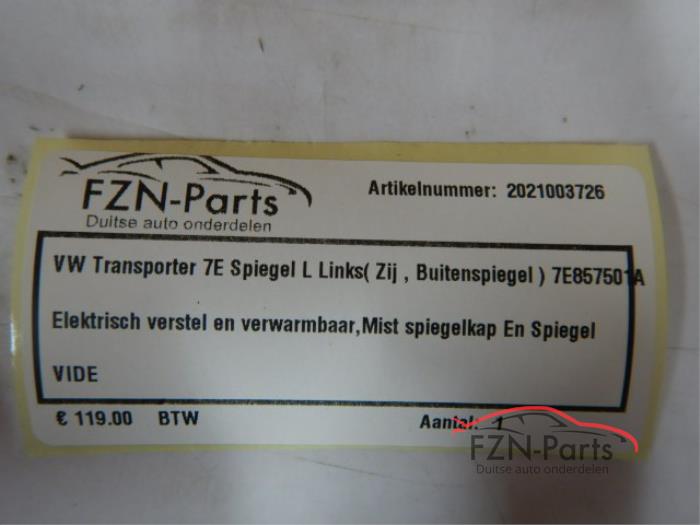 VW Transporter 7E Spiegel links