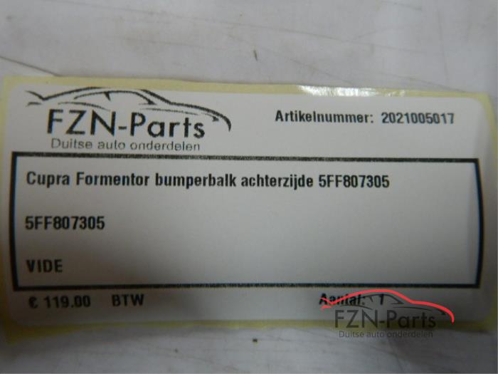 Cupra formentor bumperbalk achterzijde