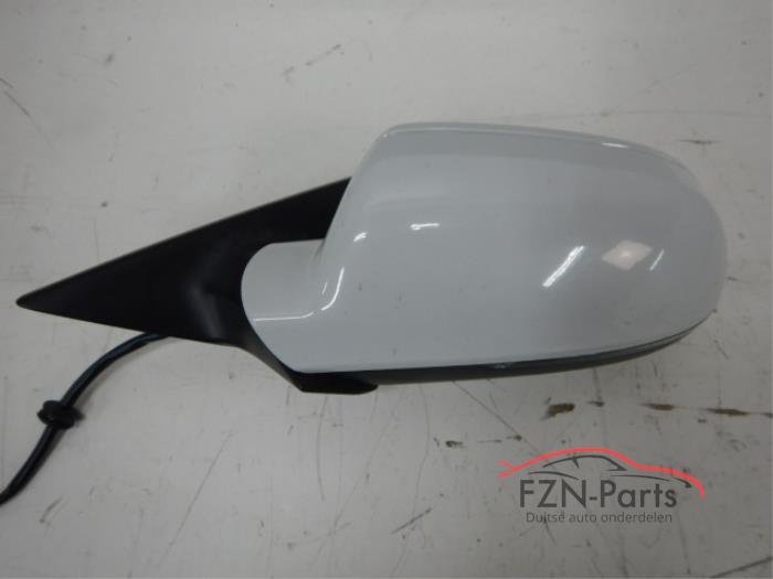 Audi A5 8T zij buiten spiegel links Wit