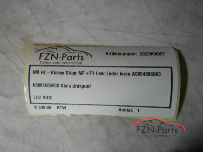 Mercedes-Benz C- Klasse Stuur MF + F1 Leer Leder Leren