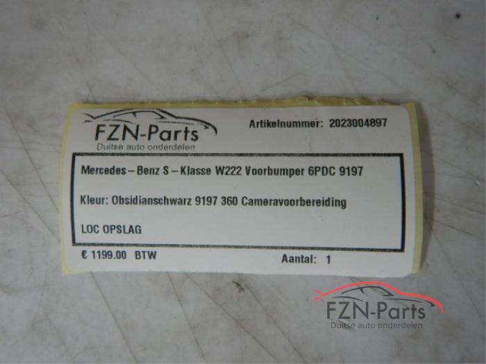 Mercedes-Benz S-Klasse W222 Voorbumper 6PDC 9197