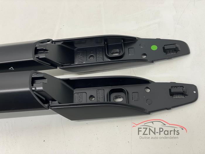 VW Caddy 2K5 Maxi Dakdragers dakrails set links rechts Zwart