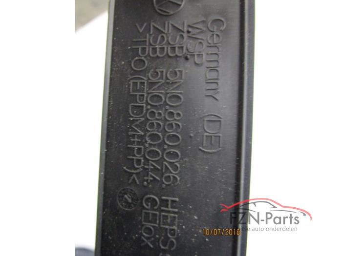 VW Tiguan 5N0 Dak rails dragers mat zwart set links rechts