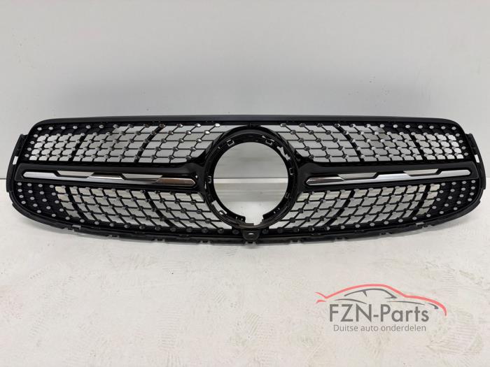 MB GLC W253 Facelift Grille hoogglans zwart Diamond grille