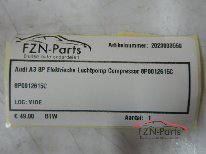 Audi A3 8P Compressor luchtpomp