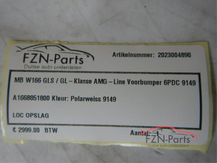 Mercedes Benz W166 GLS / GL - Klasse AMG - Line Voorbumper 6PDC 9149
