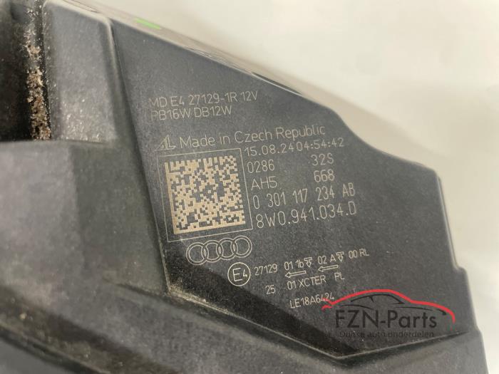 Audi A4 8W Facelift Koplamp VOLLED Rechts