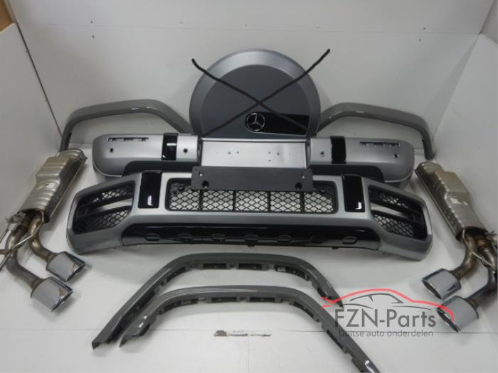 Mercedes-Benz W463 AMG G63 Bumper Pakket rondom 2022 Voor + achter + uitlaat 6PDC