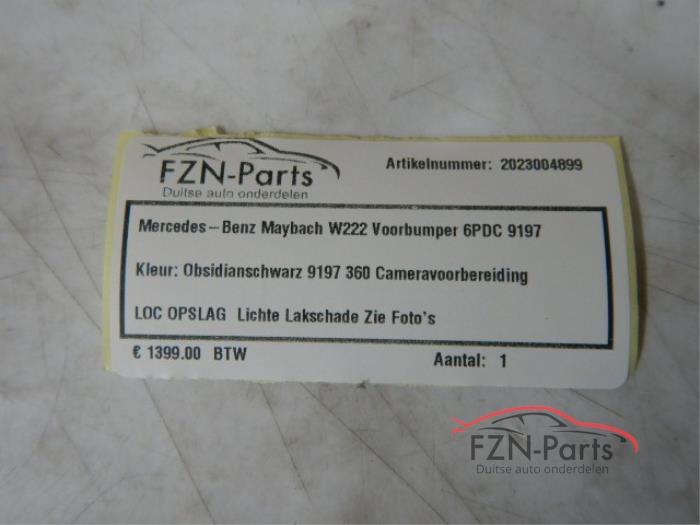 Mercedes-Benz S-Klasse Maybach W222 Voorbumper 6PDC 9197
