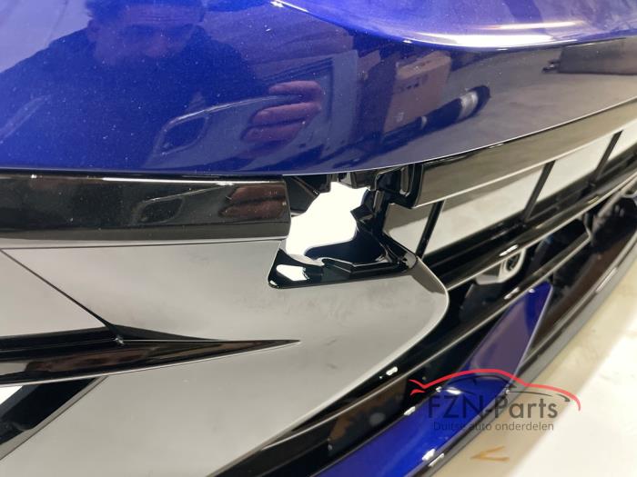 VW Golf 8 R Facelift Voorbumper Blauw