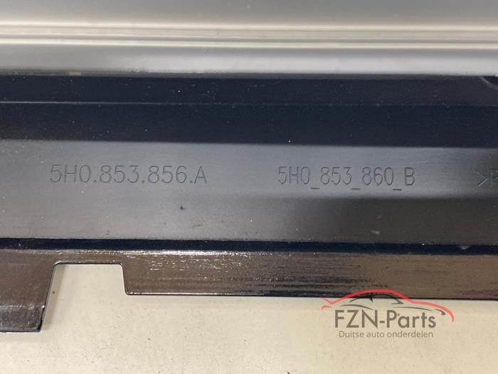 VW Golf 8 R 5H Sideskirt Rechts Zwart