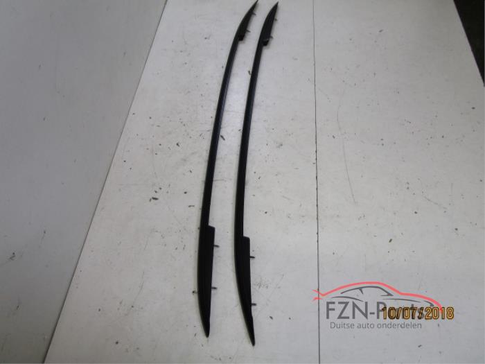 VW Tiguan 5N0 Dak rails dragers mat zwart set links rechts
