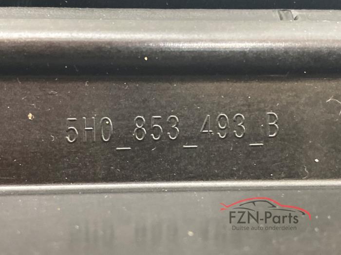 VW Golf 8 R 5H Sideskirt links Zwart