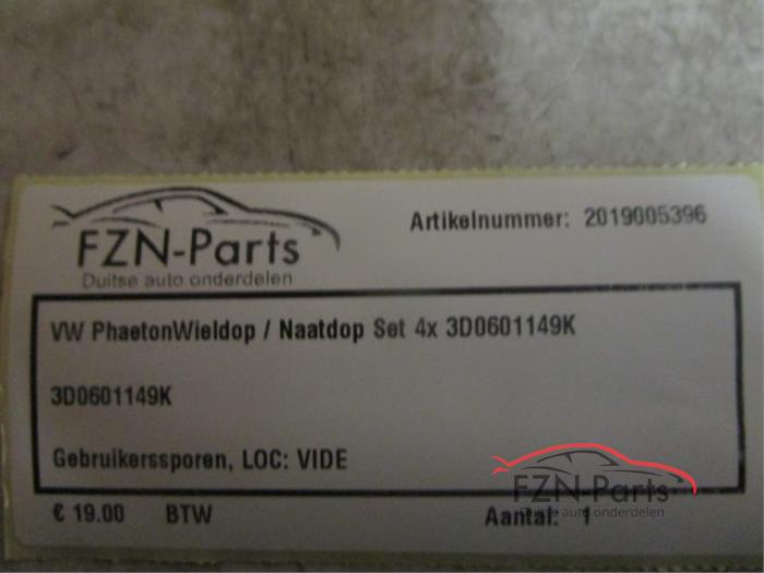 VW Phaeton Wielop / naafdeksel set 4x