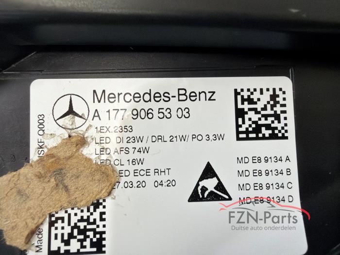Mercedes-Benz W177 A-Klasse Koplamp Links Multibeam LED