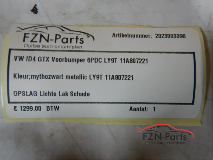VW ID4 GTX Voorbumper 6PDC LY9T