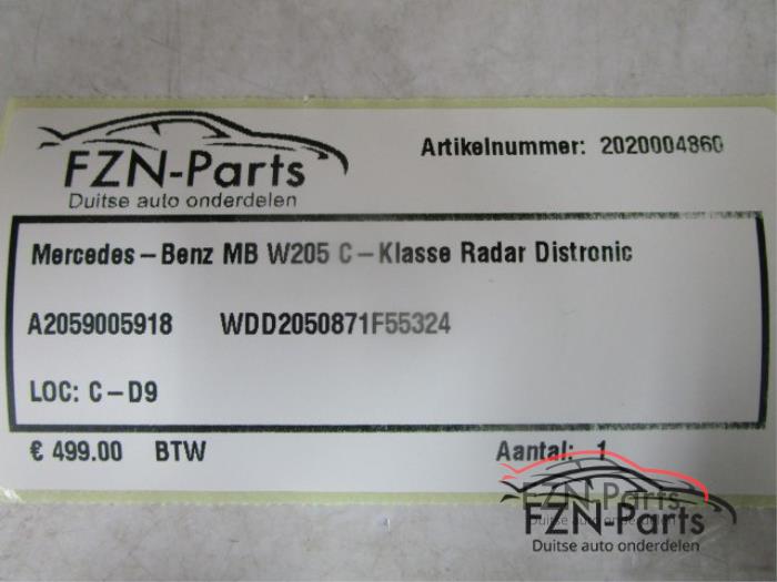 Mercedes-Benz MB W205 C-Klasse Radar Distronic