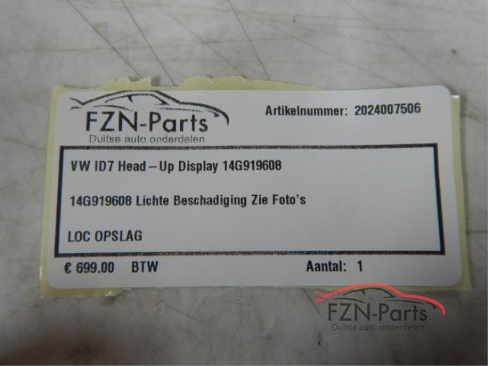 VW ID7 Head-Up Display