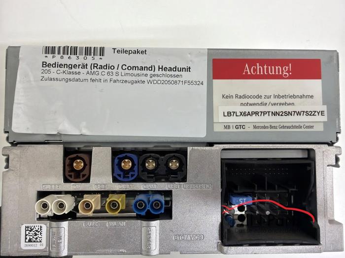Mercedes-Benz C-Klasse W205 Navigatie computer module
