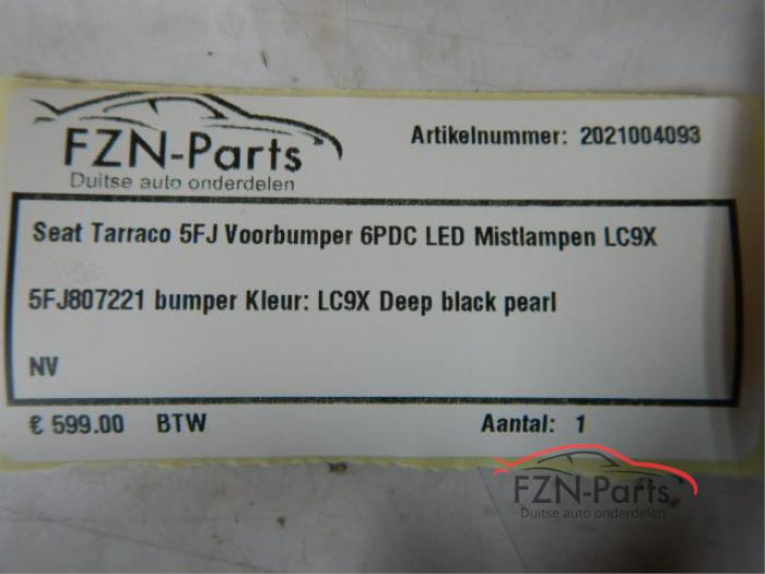 Seat Tarraco 5FJ Voorbumper 6PDC LED Mistlampen LC9X
