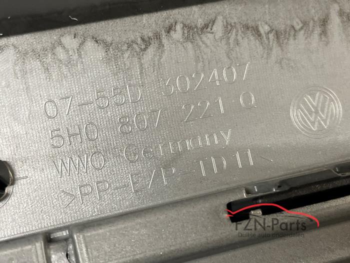 VW Golf 8 R Facelift Voorbumper Zwart