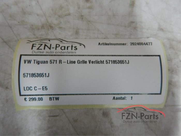 VW Tiguan 571 R-Line Grille Verlicht Verlichting