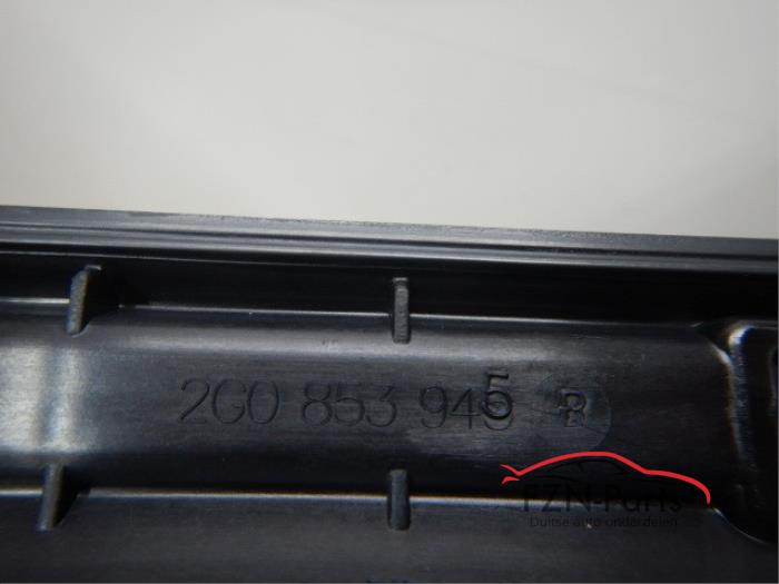 VW Polo 2G GTI R-Line Sideskirt Links L Zwart
