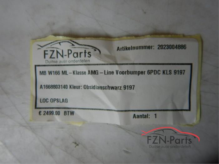 Mercedes Benz W166 ML - Klasse AMG - Line Voorbumper 6PDC KLS 9197