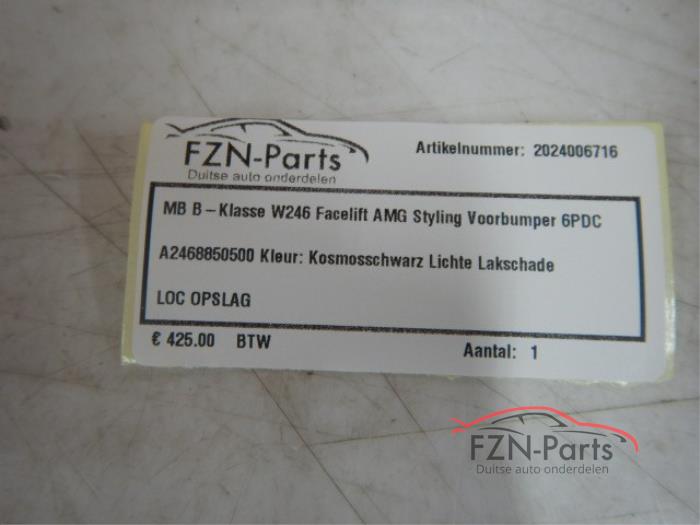 Mercedes-Benz B-Klasse W246 Facelift AMG Styling Voorbumper 6PDC
