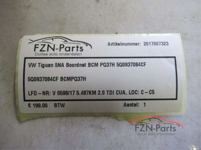 VW Tiguan 5NA Boordnet BCM PQ37H