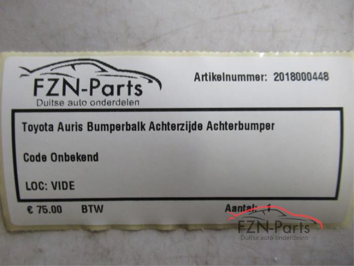 Toyota Auris Bumperbalk Achterzijde
