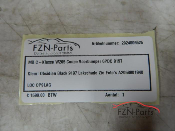 Mercedes-Benz C-Klasse W205 Coupe Voorbumper AMG Style 6PDC