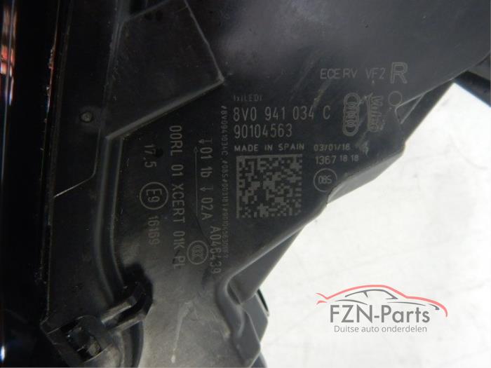 Audi A3 8V Facelift Koplamp Rechts