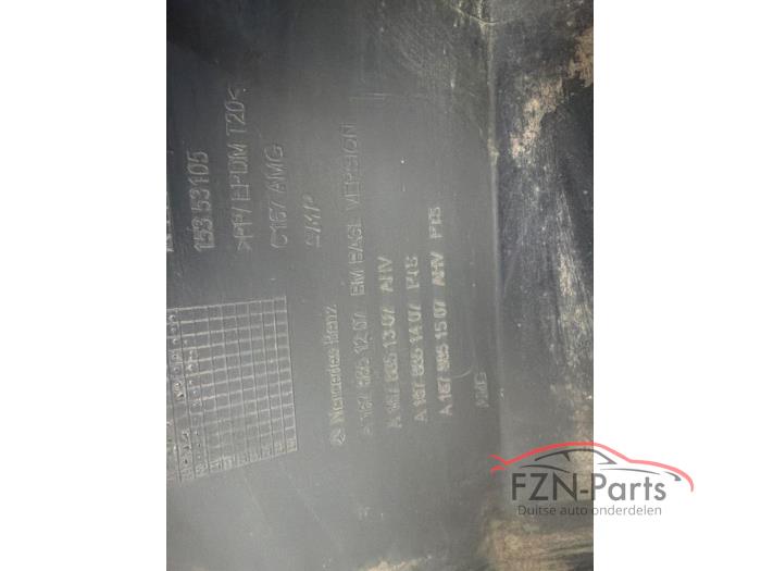 Mercedes-Benz GLE GLE63 AMG W167 Diffuser Onderlip Achterbumper