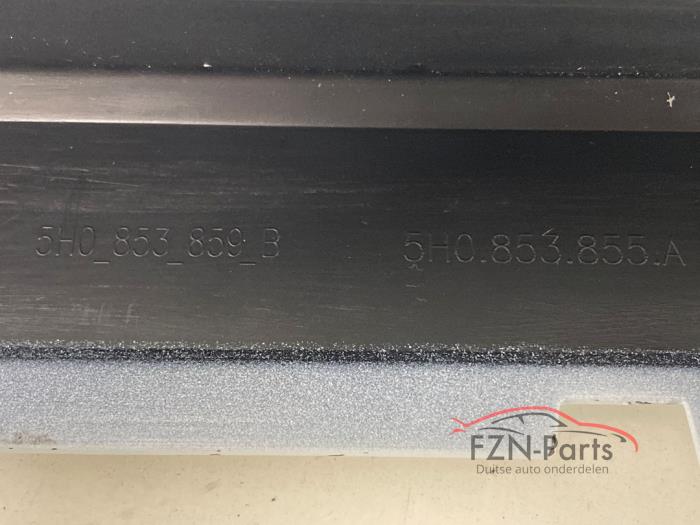 VW Golf 8 R 5H Sideskirt links Wit