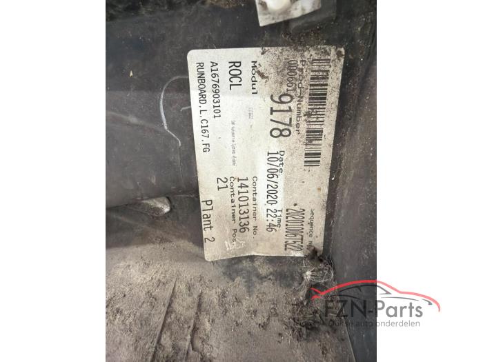 Mercedes-Benz GLE W167 Coupe Treeplank opstap set links rechts met houder