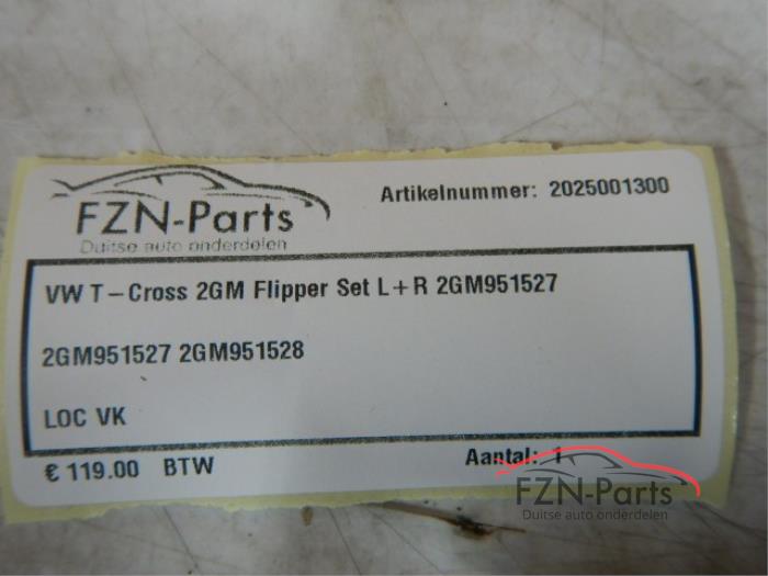 VW T-Cross 2GM Flipper Set Links+Rechts