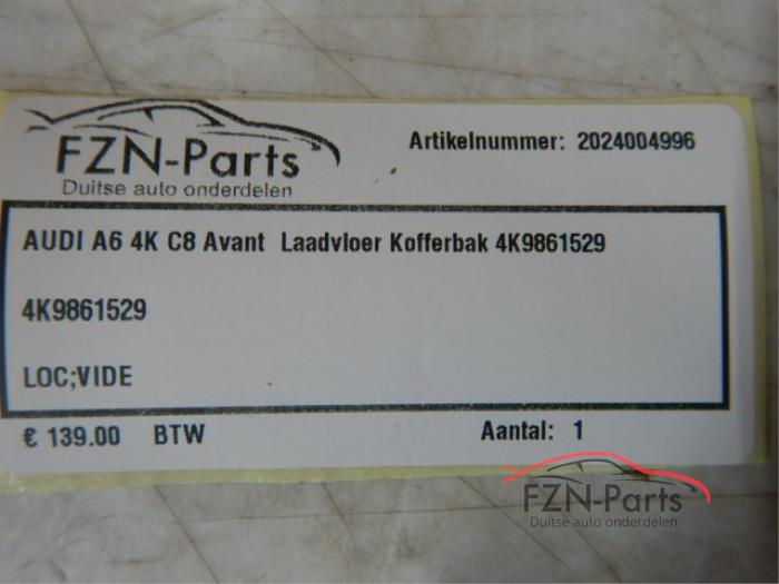 Audi A6 4K C8 Avant Laadvloer Kofferbak
