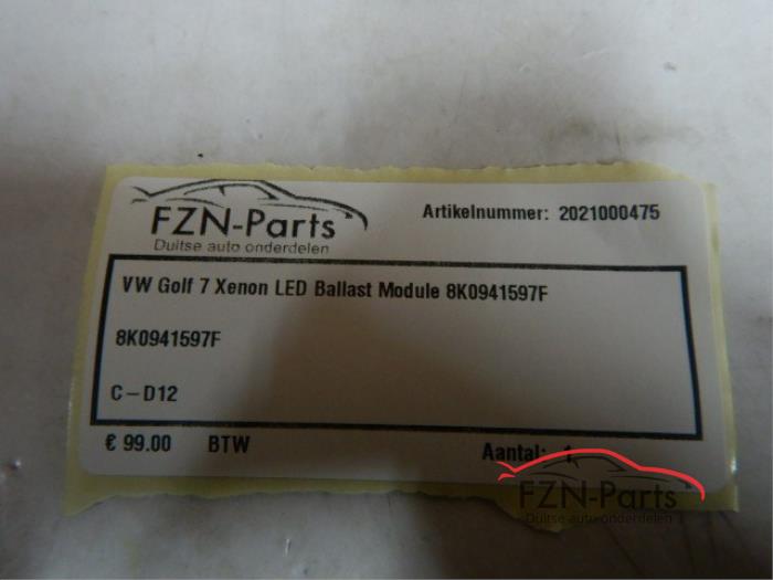 VW Golf 7 Xenon LED Ballast Module