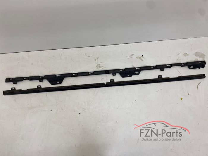 VW Golf 7 Facelift R-Line zijskirt links met houder LO41