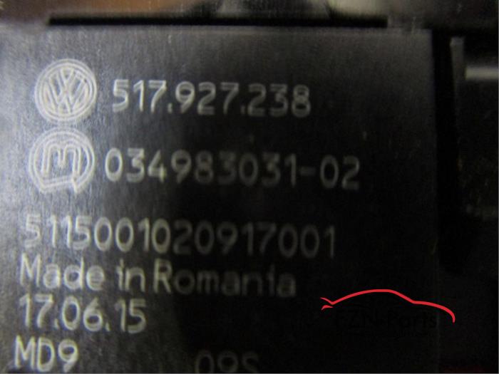 VW Tiguan 5NA Schakelaars Middenconsole