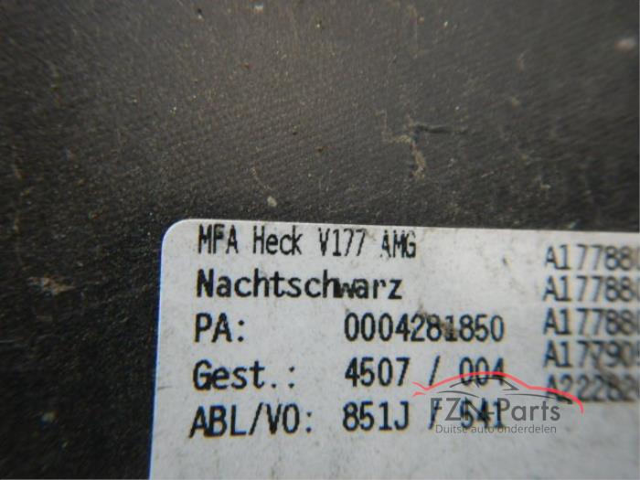 Mercedes-Benz A177 AMG A-Klasse Sedan Achterbumper 6PDC