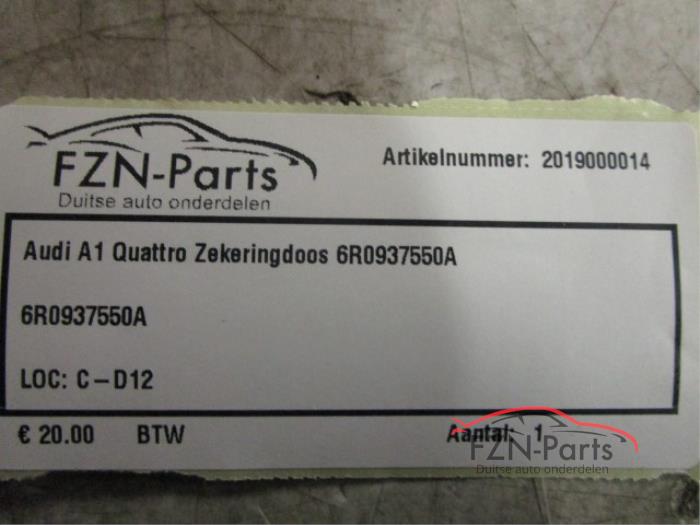 Audi A1 Quattro Zekeringdoos