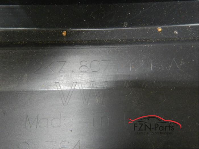 VW Caddy 2K7 Achterbumper Kort LC9X 6PDC