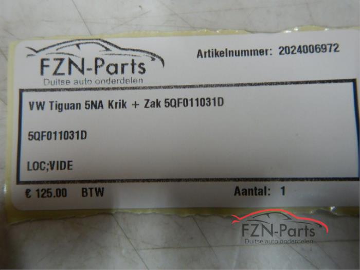 VW Tiguan 5NA Krik+ Zak