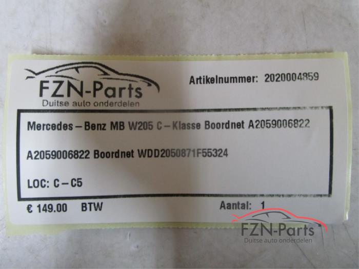 Mercedes-Benz MB W205 C-Klasse Boordnet