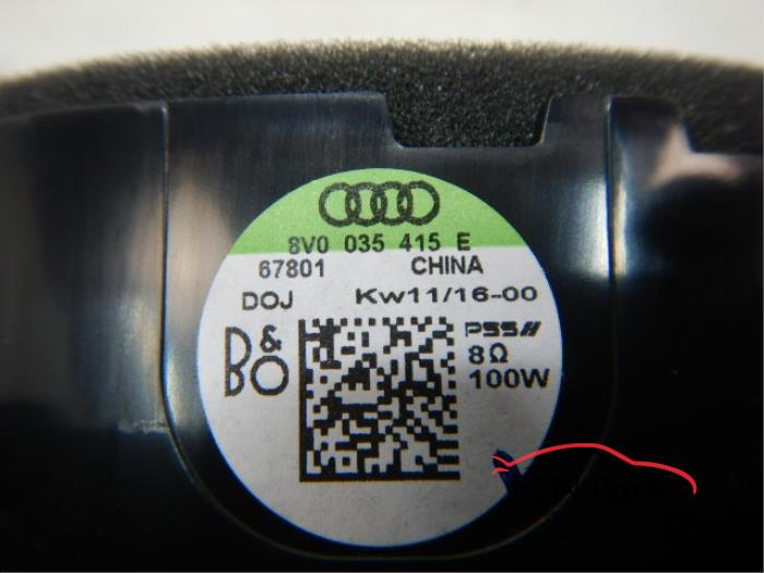 Audi A3 8V Speaker Linksvoor/Rechtsvoor